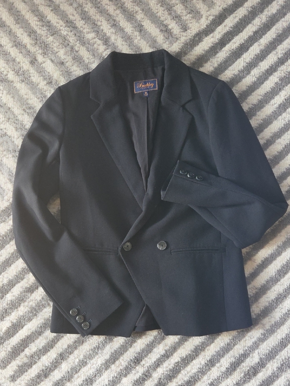 Buckle Black Women's Blazer